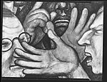 [Detail of "Division and Depression" Panel of Diego Rivera's Mural for the New Worker's School, New York City]