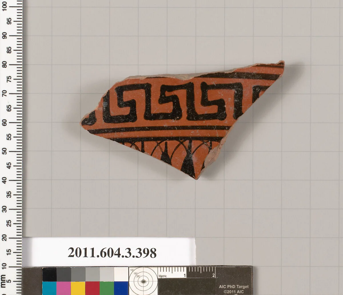 Terracotta fragment of a neck-amphora (jar) — Unknown