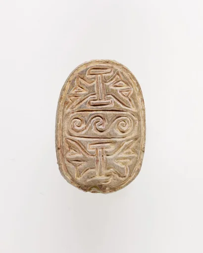 Scarab Decorated with the Symbol of Unification