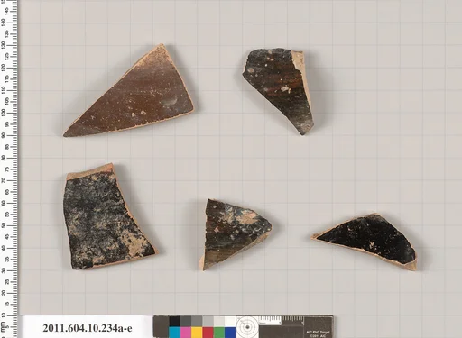 Terracotta fragments from open shapes