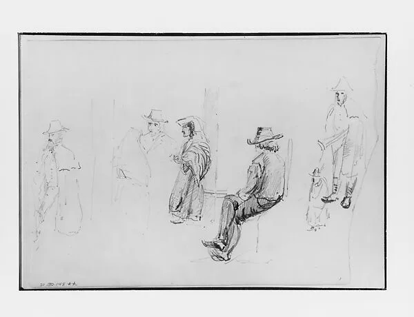 Figures (from Switzerland 1870 Sketchbook) — John Singer Sargent