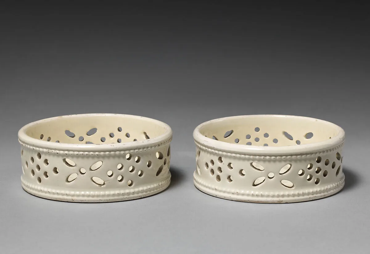 Pair of wine glass stands — Unknown