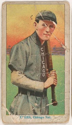 Johnny Evers, Chicago, from Red Cross Tobacco Baseball Series, 1912-1913