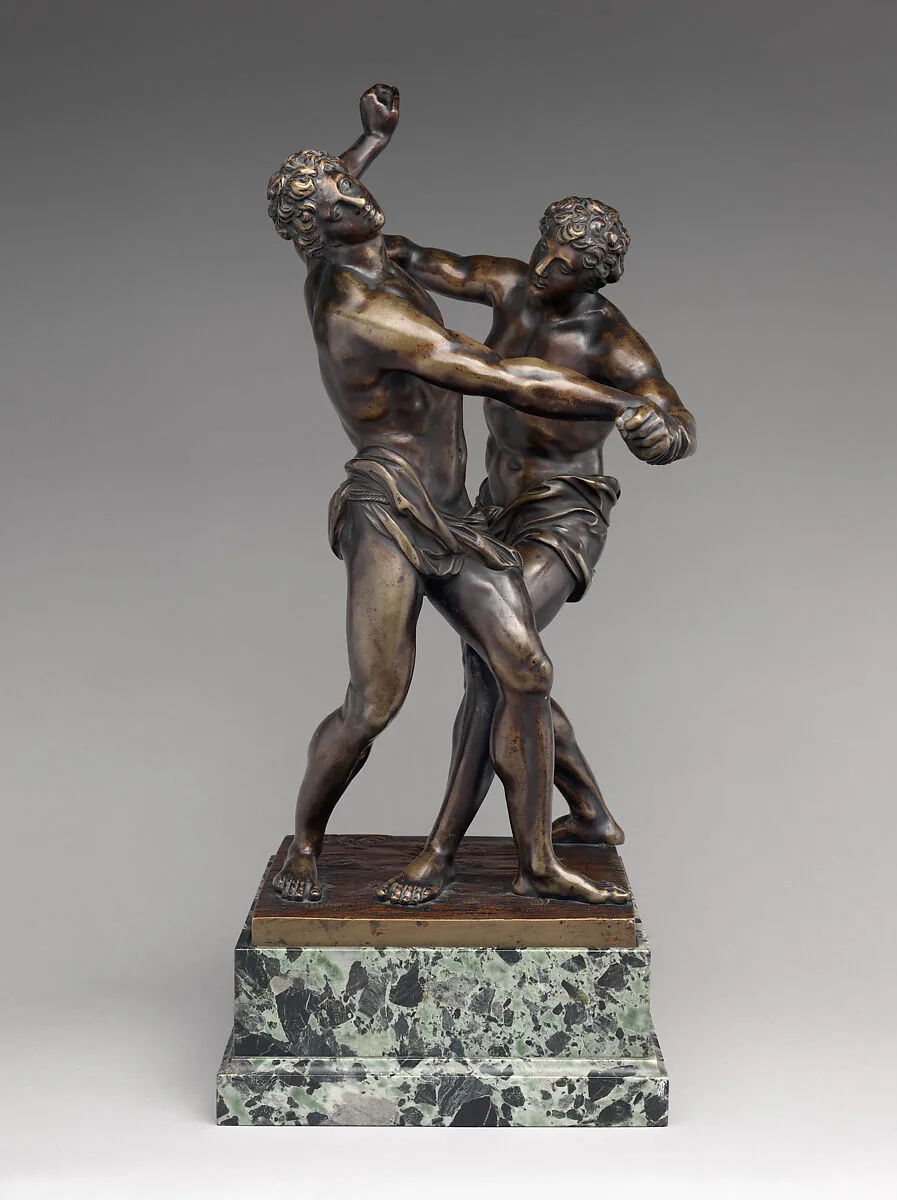 Two men wrestling — Ferdinando Tacca