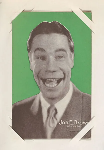 Joe E. Brown from Movie Stars Exhibit Cards series (W401) — Unknown