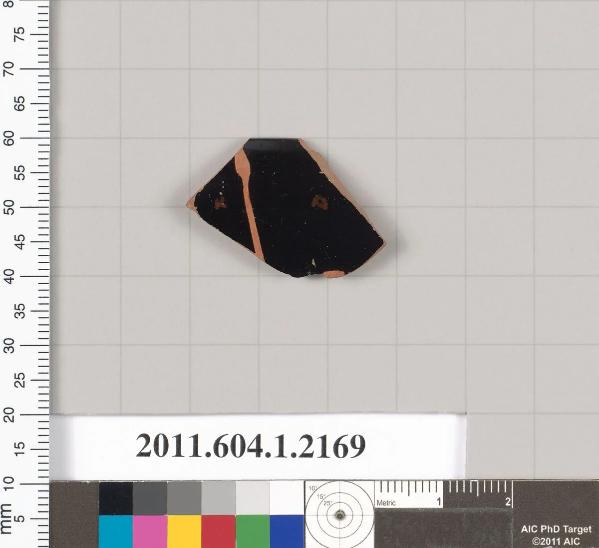 Terracotta rim fragment of a kylix (drinking cup) — Unknown