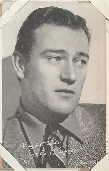 John Wayne from Movie Stars Exhibit Cards series (W401) — Unknown
