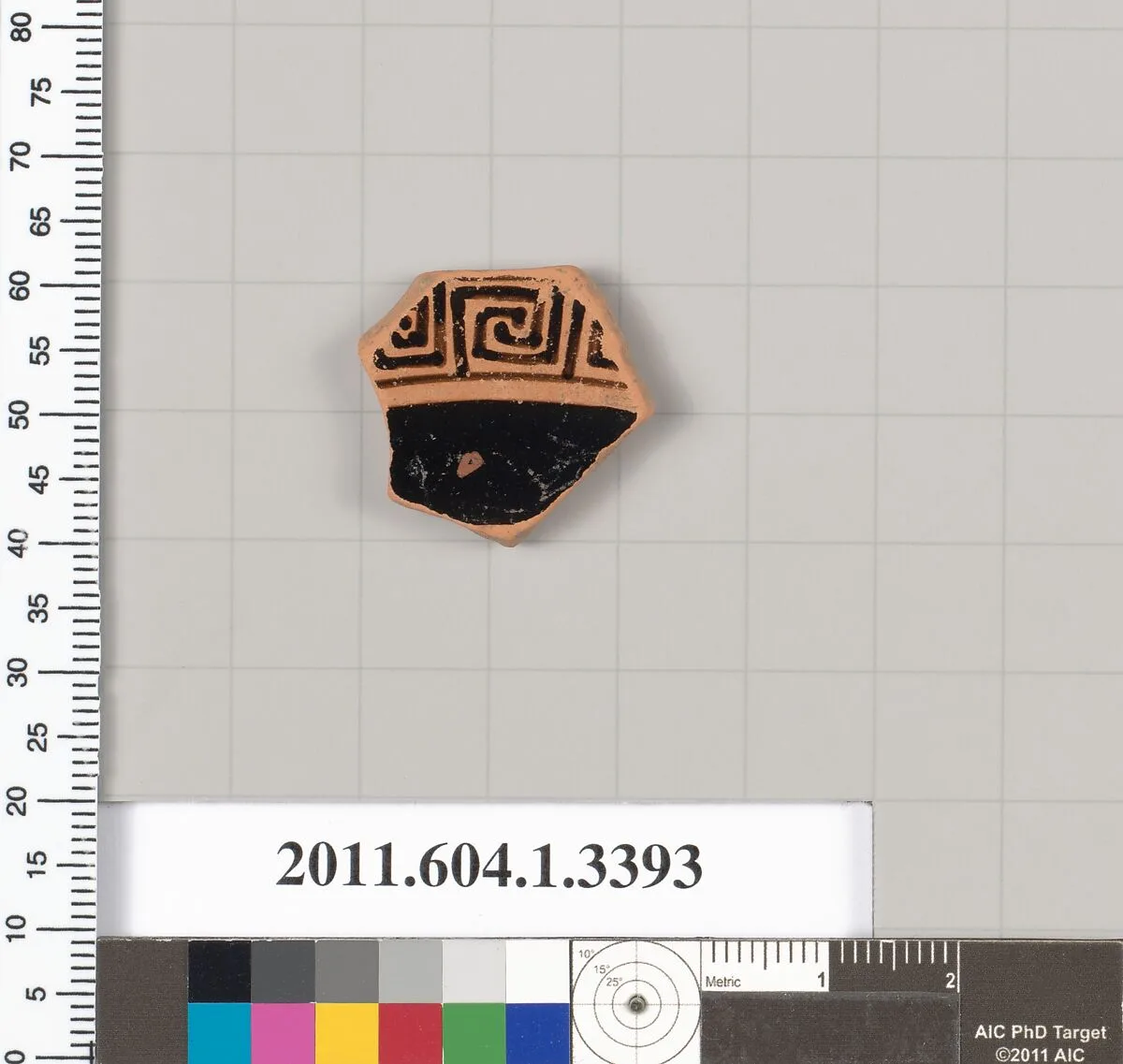 Terracotta fragment of a kylix (drinking cup) — Unknown