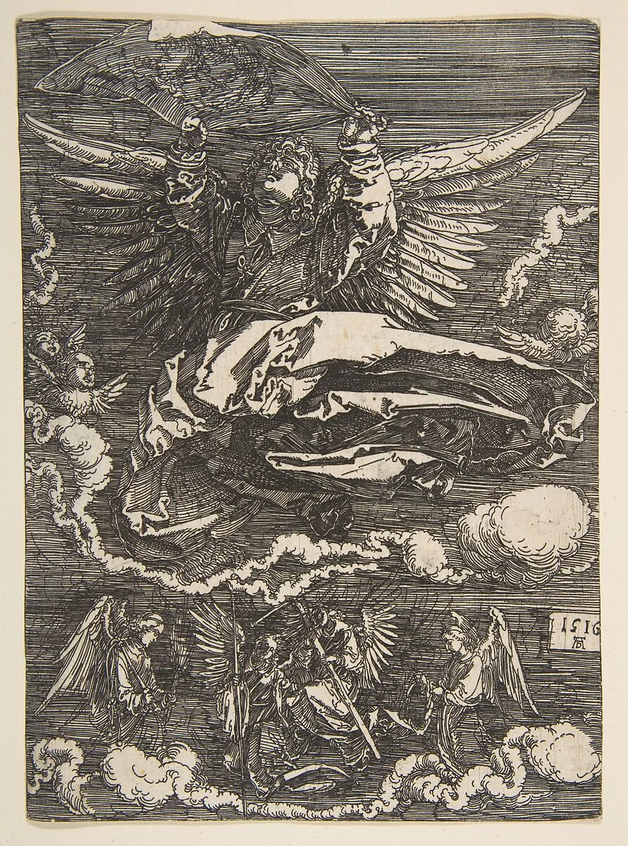 The Sudarium Held by One Angel — Albrecht Dürer