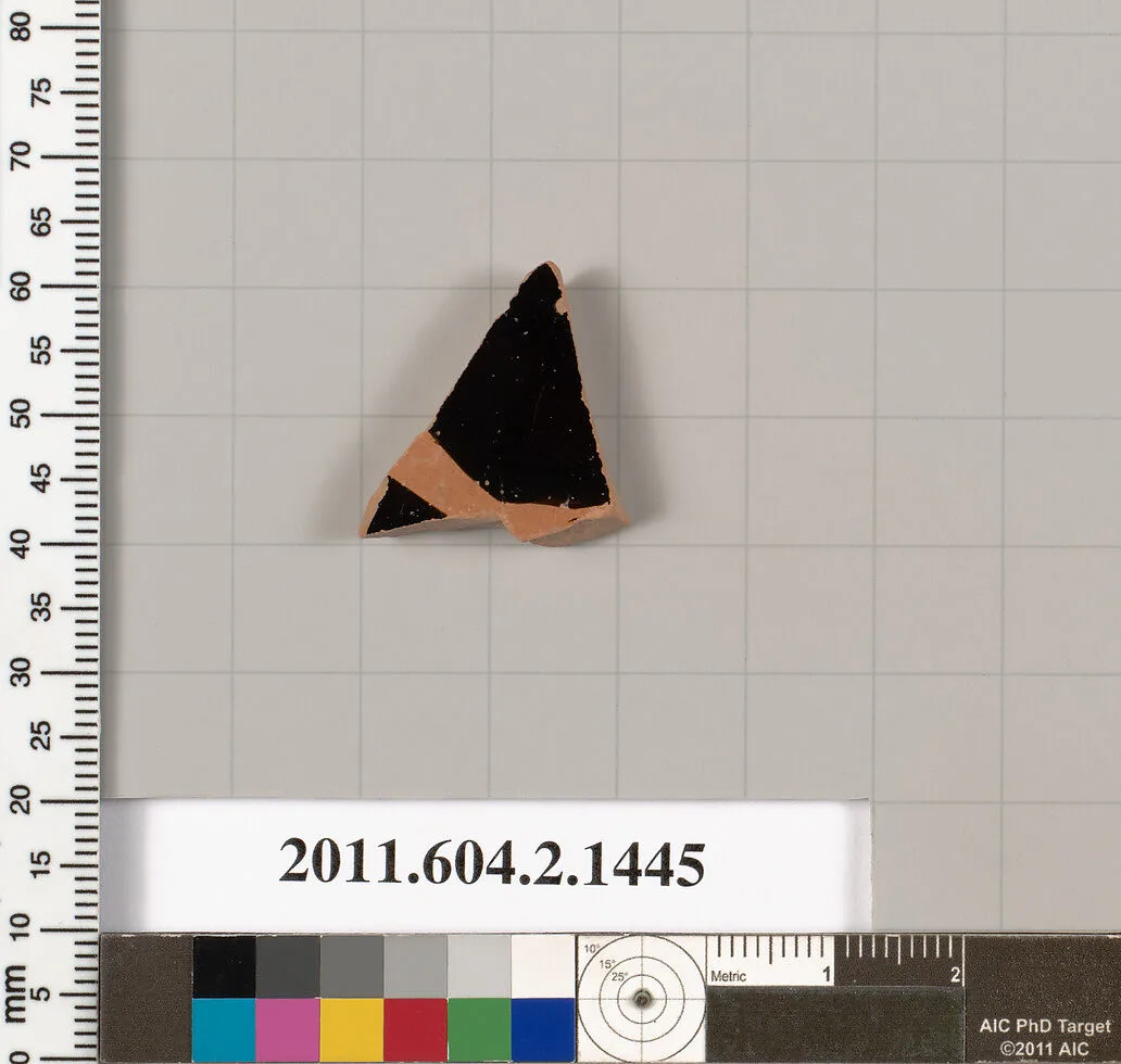 Terracotta fragment of a skyphos (deep drinking cup) — Unknown