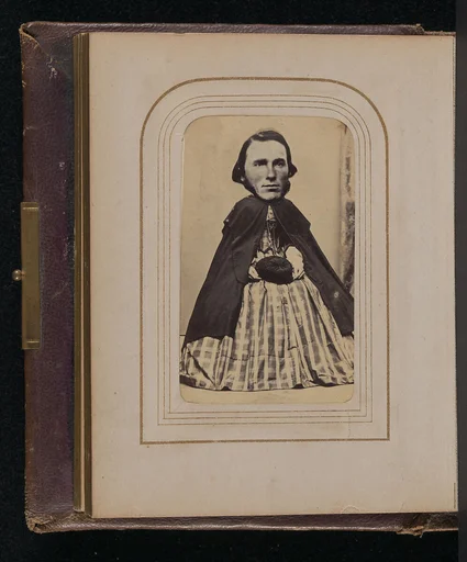 [Carte-de-visite Album of Collaged Portraits]