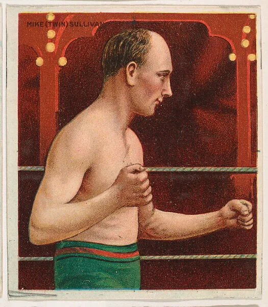 Mike (Twin) Sullivan, Boxing, from Mecca & Hassan Champion Athlete and Prize Fighter collection, 1910 — Mecca Cigarettes