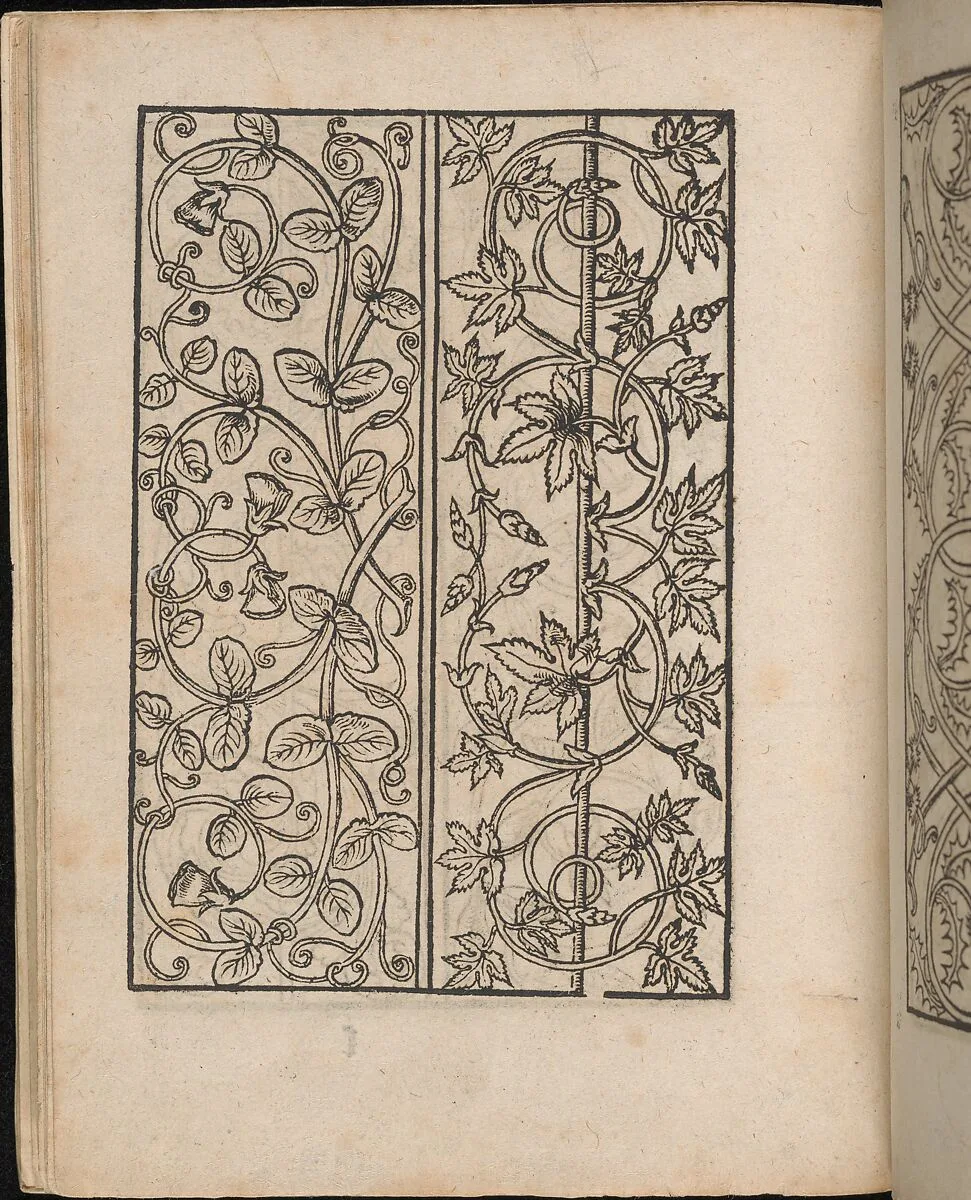 Ein new Modelbuch..., page 9 (verso) — Johann Schönsperger the Younger