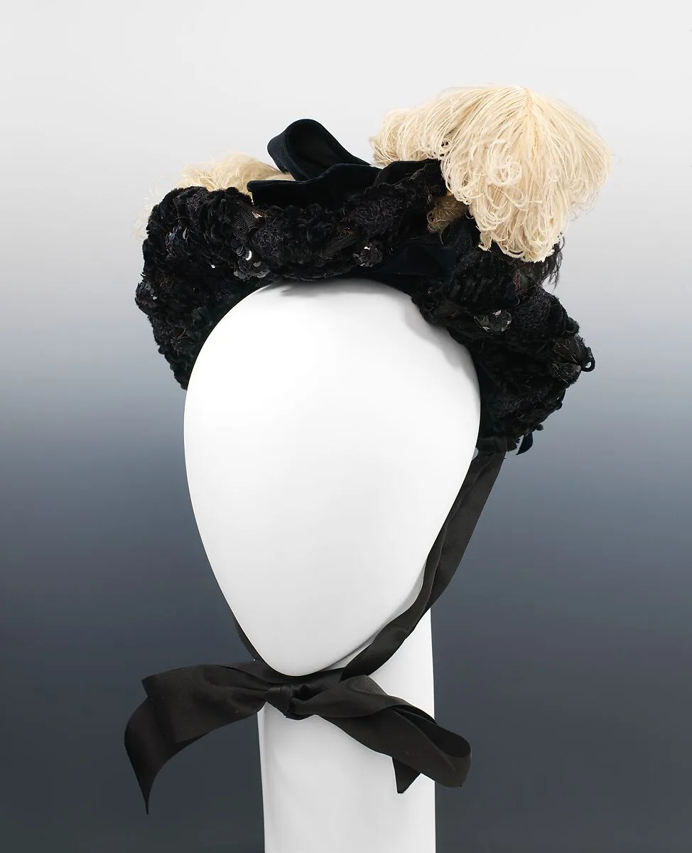 Evening bonnet — Mangin Maurice