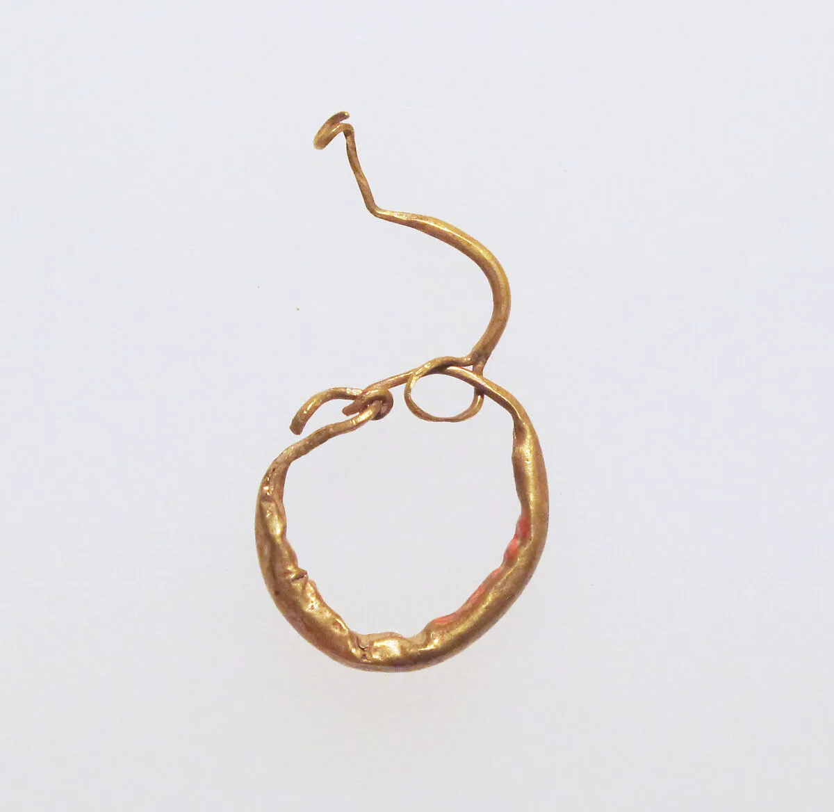 Earring with pendant — Unknown