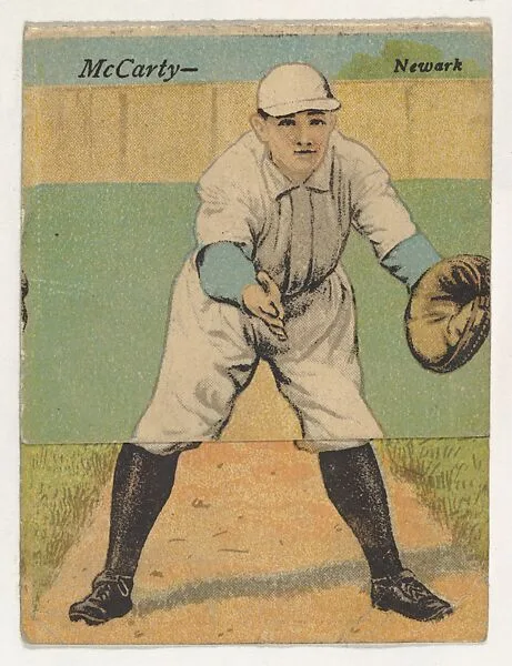 McCarty, Newark, from the Mecca Double Folder series (T201) — Mecca Cigarettes