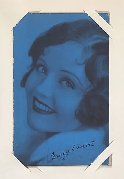 Nancy Carroll from Movie Stars Exhibit Cards series (W401) — Unknown