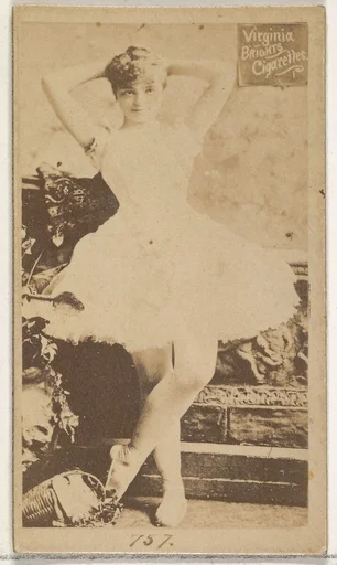 Card 757, from the Actors and Actresses series (N45, Type 2) for Virginia Brights Cigarettes
