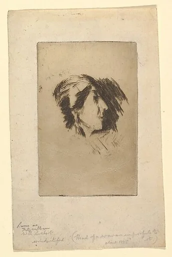 Head of a Woman in Profile