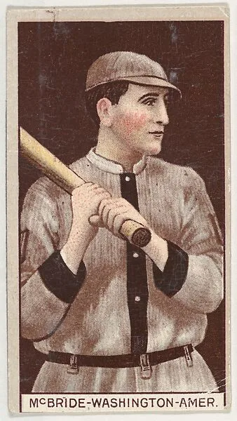 George McBride, Washington, American League, from the Brown Background series (T207) for the American Tobacco Company — American Tobacco Company