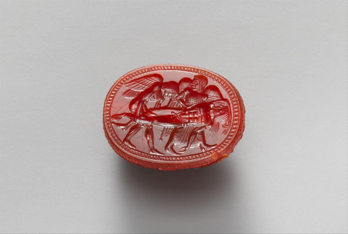Carnelian scarab — Unknown
