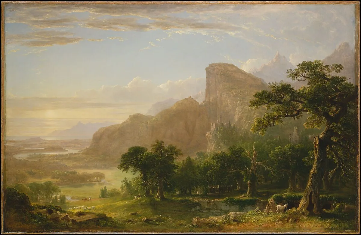 Landscape—Scene from "Thanatopsis" — Asher Brown Durand