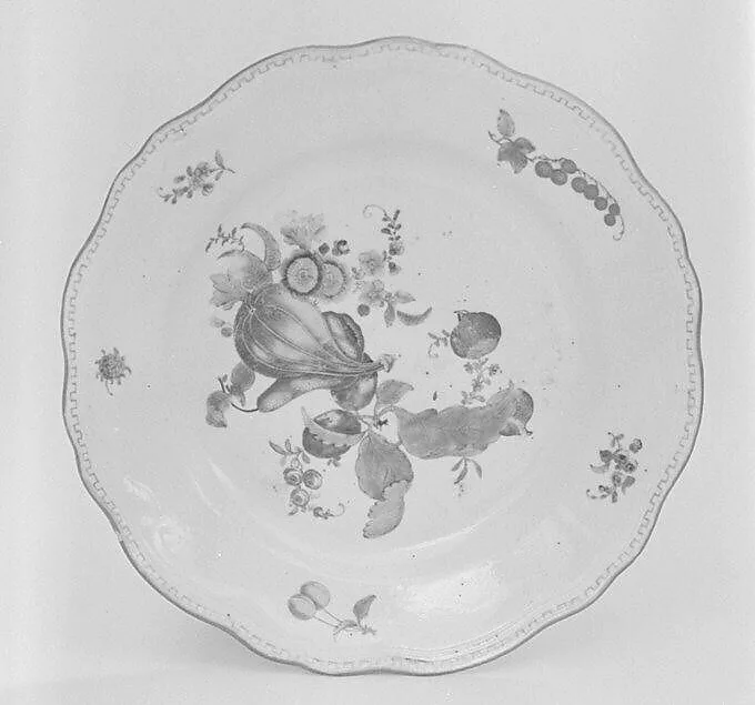 Dinner plate (part of a service) — Unknown