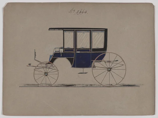 Design for 6 seat Rockaway, no. 3660