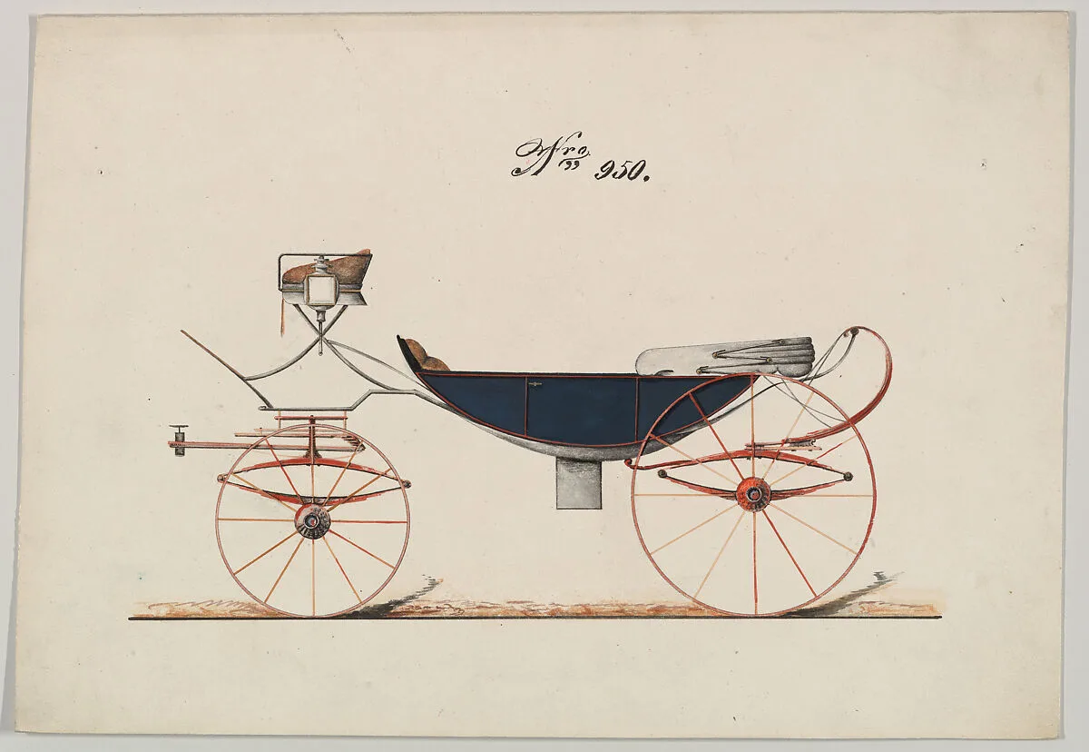 Design for Vis-à-vis/ Caleche, no. 950 — Brewster & Co.