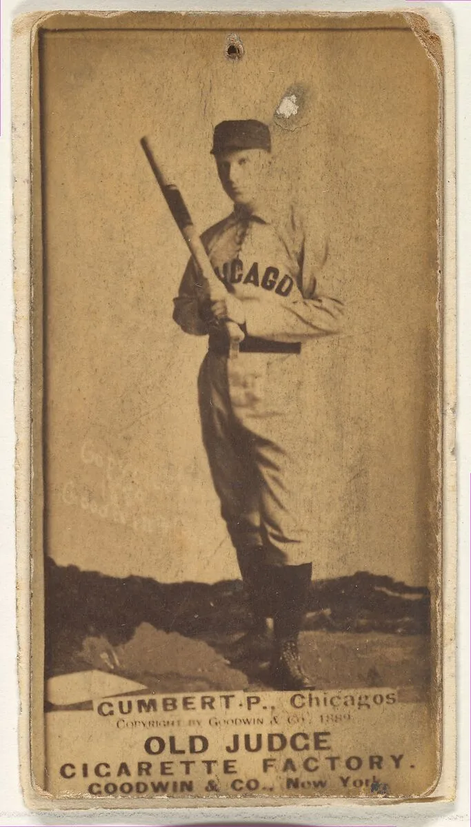 Gumbert, Pitcher, Chicago, from the Old Judge series (N172) for Old Judge Cigarettes — Goodwin & Company