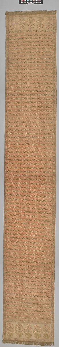 Sash with Flowering Plants — Unknown