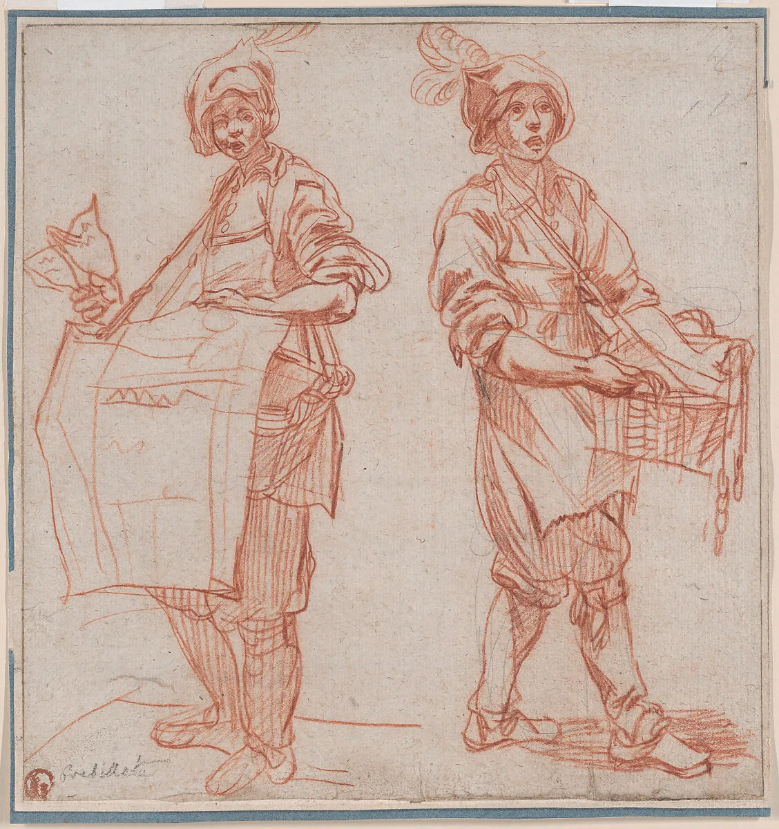Two Street Criers — Pierre Brebiette