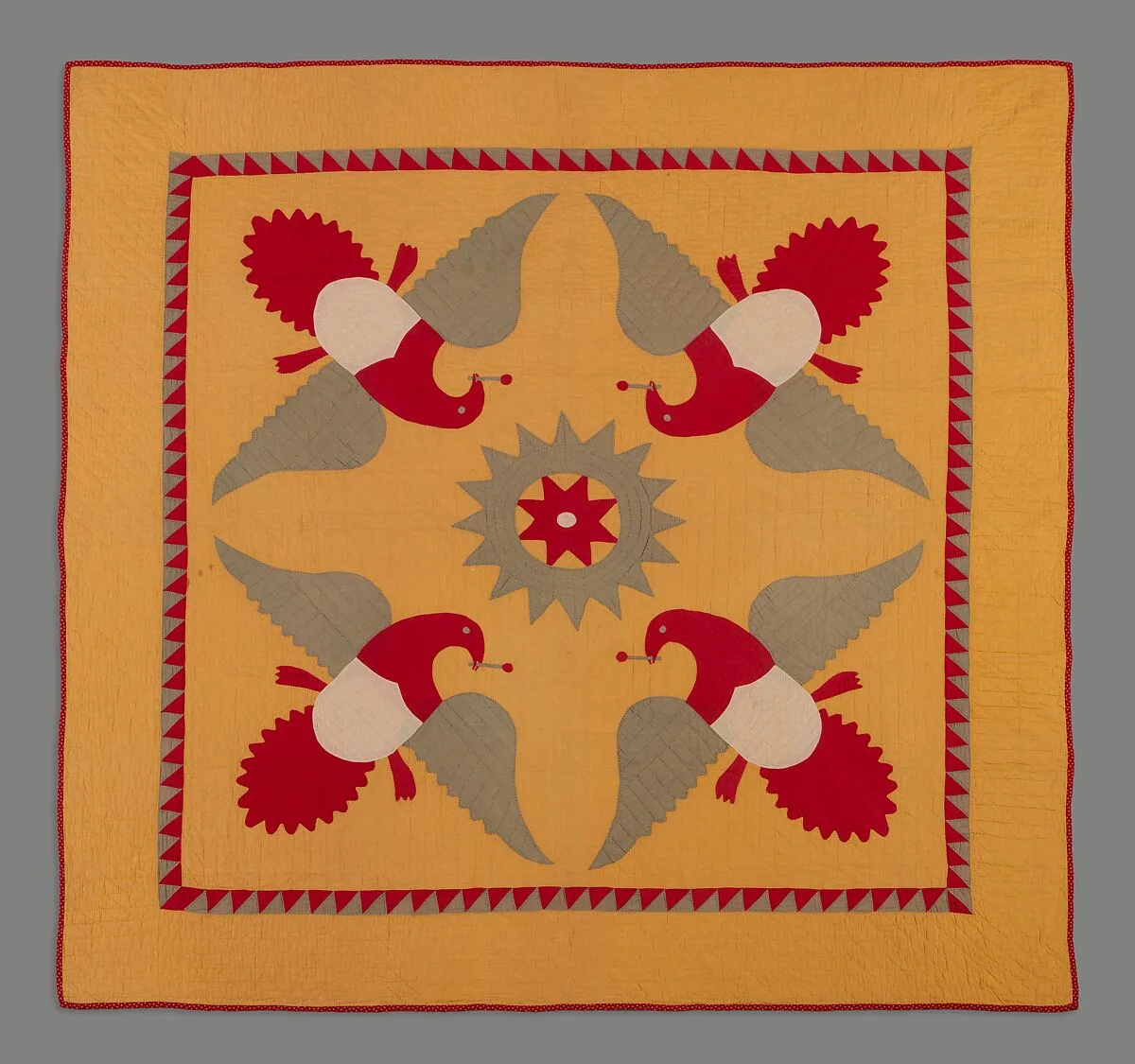 Quilt, Four Eagles pattern — Unknown