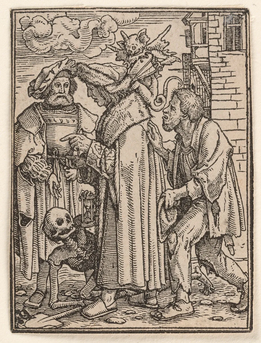 The Councillor, from The Dance of Death — Hans Holbein the Younger|Hans Lützelburger