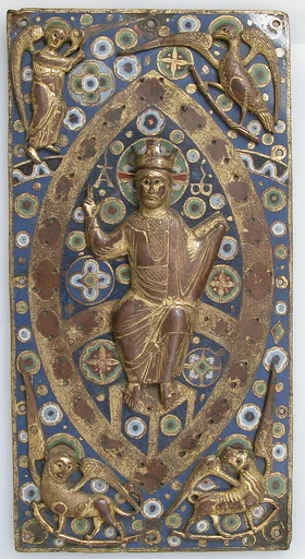 Book Cover Plaque with Christ in Majesty