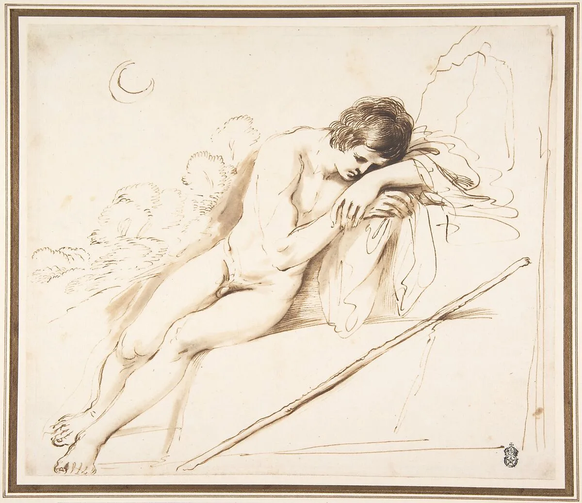 Endymion Sleeping — Guercino (Giovanni Francesco Barbieri)