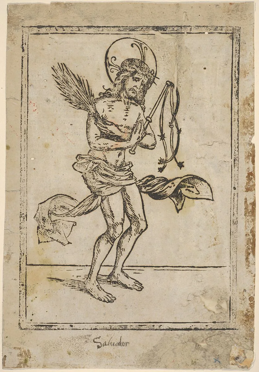 The Man of Sorrows Standing — Hans Burgkmair