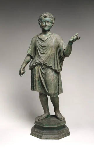 Bronze statue of a camillus (acolyte)