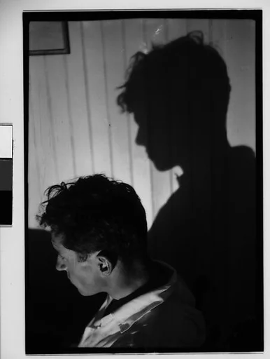 [Paul Grotz in Front of Shadow Silhouette (Left Profile), Darien, Connecticut]