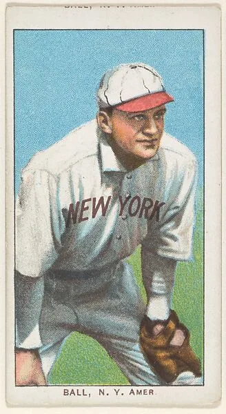 Ball, New York, American League, from the White Border series (T206) for the American Tobacco Company — American Tobacco Company