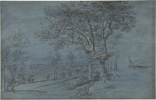 Wooded Landscape with a House by a River
