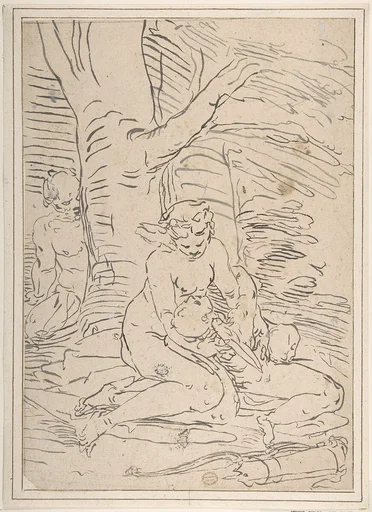 Venus, Cupid and Satyr