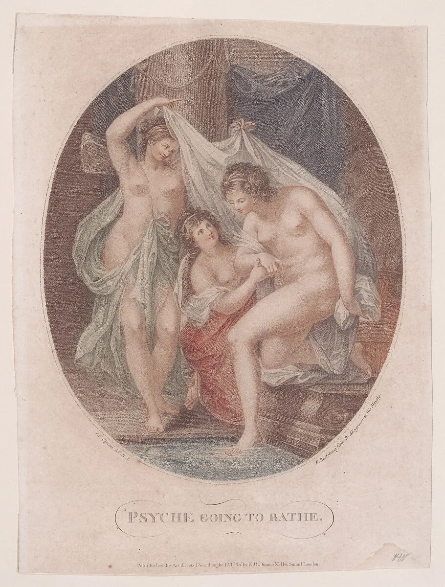 Psyche Going to Bathe — Francesco Bartolozzi|Giovanni Battista Cipriani|Emmanuel Matthias Diemar