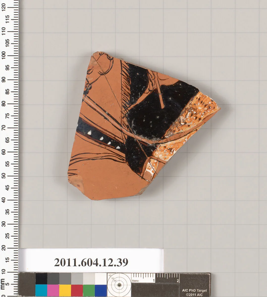 Terracotta fragment of an open shape (deep drinking cup) — Unknown