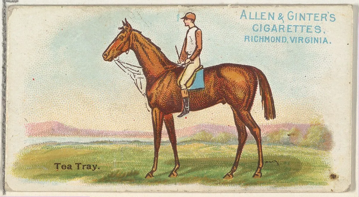 Tea Tray, from The World's Racers series (N32) for Allen & Ginter Cigarettes — Allen & Ginter|Lindner, Eddy & Claus