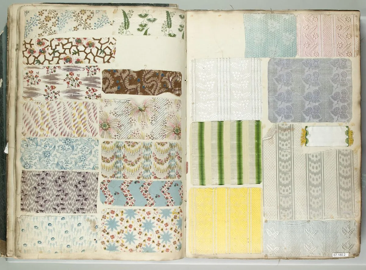 Textile Sample Book — Unknown