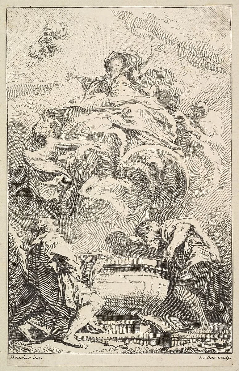 L'Assomption — Jacques Philippe Le Bas|François Boucher