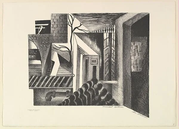 Tenement Interior — Ida York Abelman|WPA