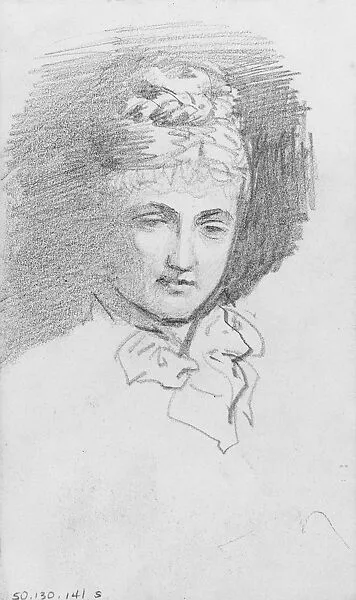 Woman with Bow — John Singer Sargent