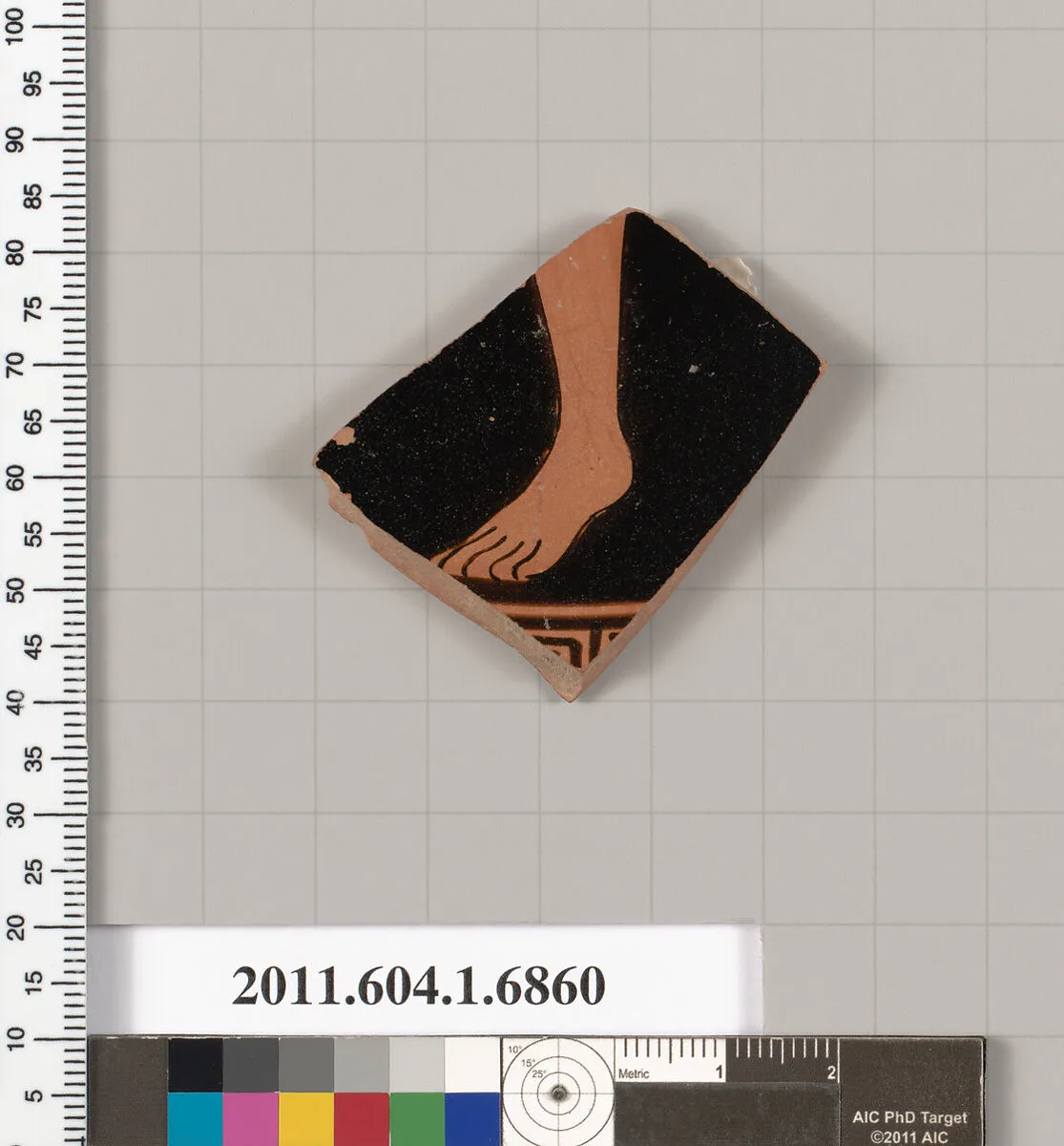 Terracotta fragment of a kylix (drinking cup) — Unknown